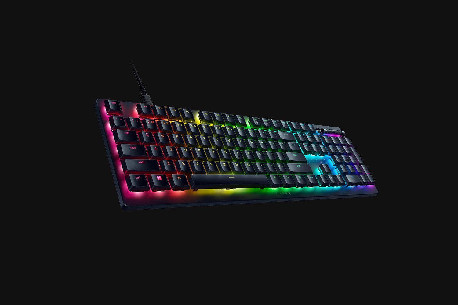 Tastatura Mecanica Gaming Razer DeathStalker V2, RGB, USB, negru — miniatură