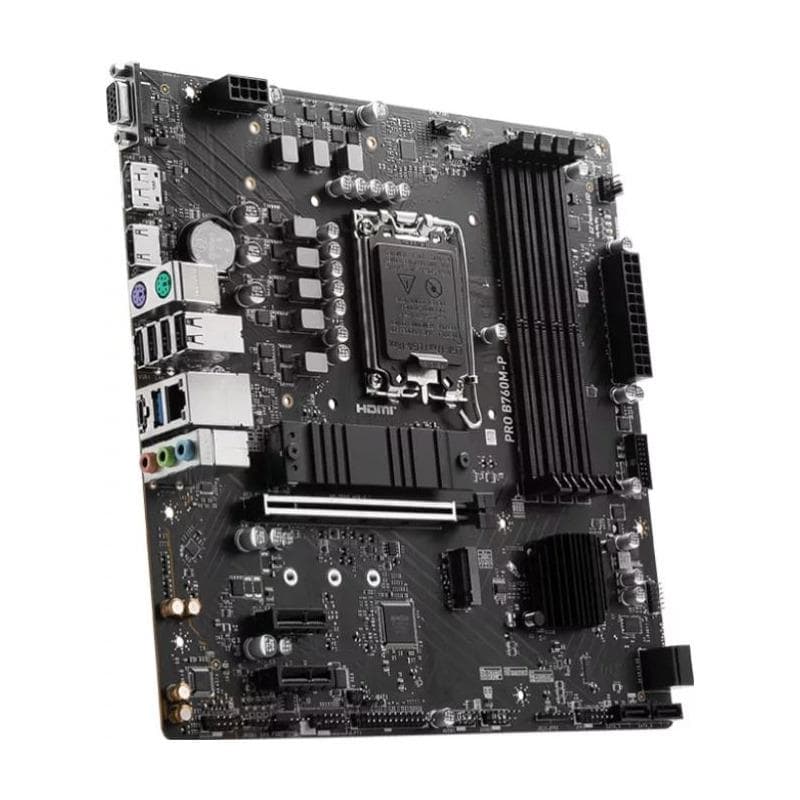 Placa de baza MSI PRO B760M-P, LGA 1700, DDR5, Micro-ATX — miniatură