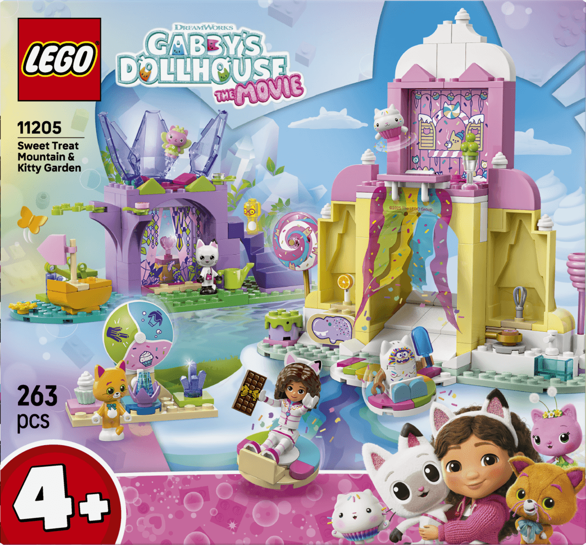 MUNTELE DE DULCIURI SI GRADINA MIAU-ZANEI, LEGO11205 — miniatură