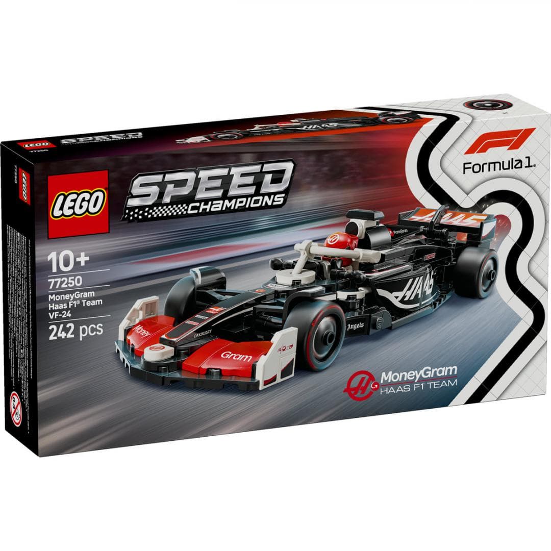 MASINA DE CURSE MONEYGRAM HAAS F1, TEAM VF-24, LEGO 77250 — miniatură