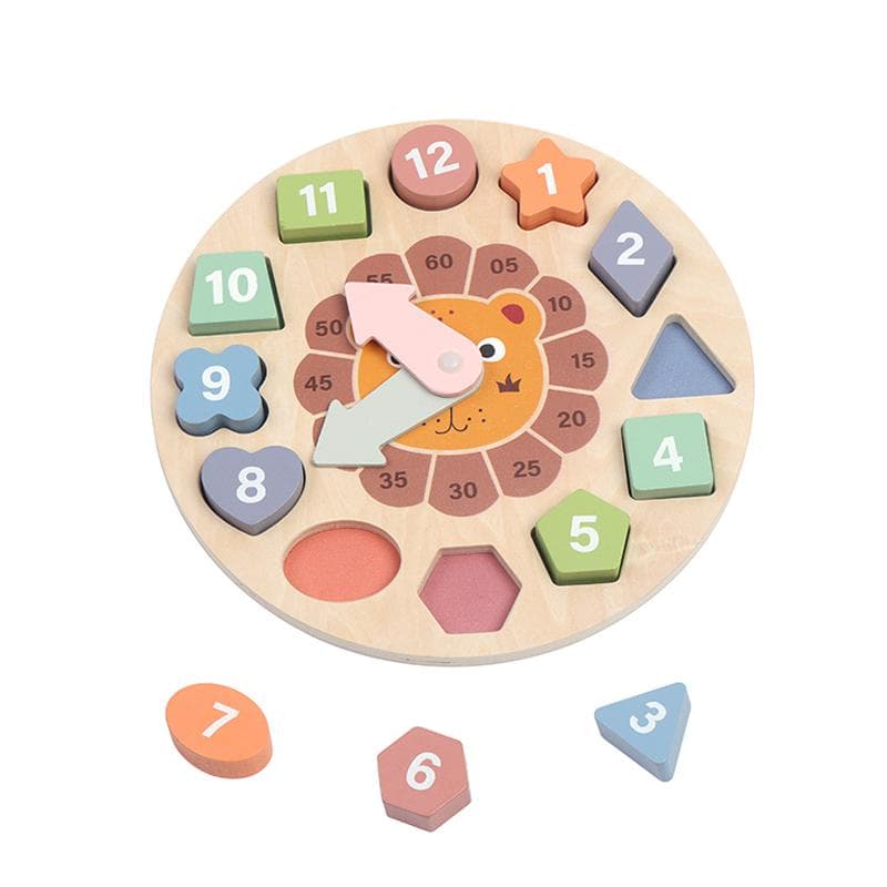 CEAS EDUCATIV DIN LEMN CU FORME GEOMETRICE — miniatură