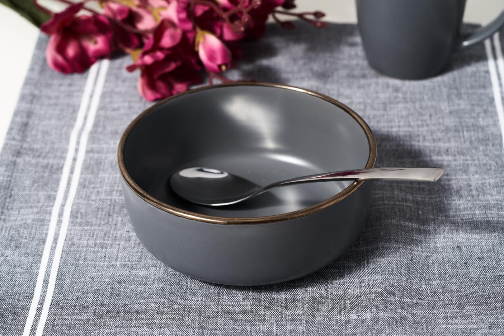 SET 6 BOLURI CEREALE, CERAMICA 16 CM, CALYPSO, ART OF DINING BY HEINNER — miniatură