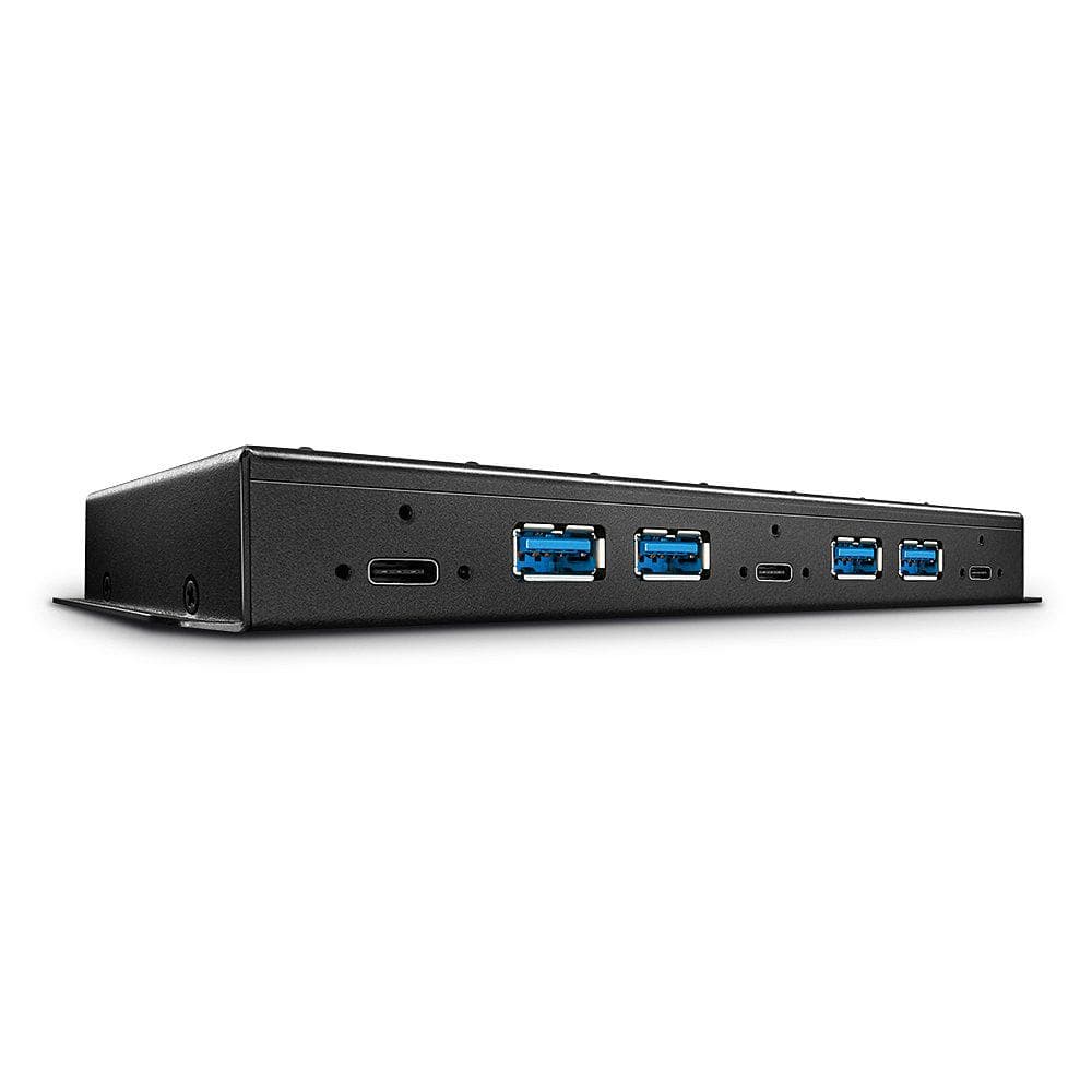 Hub USB LINDY 7 Port USB 3.2 Gen 2 Metal Hub, USB-A, 7 porturi, Negru