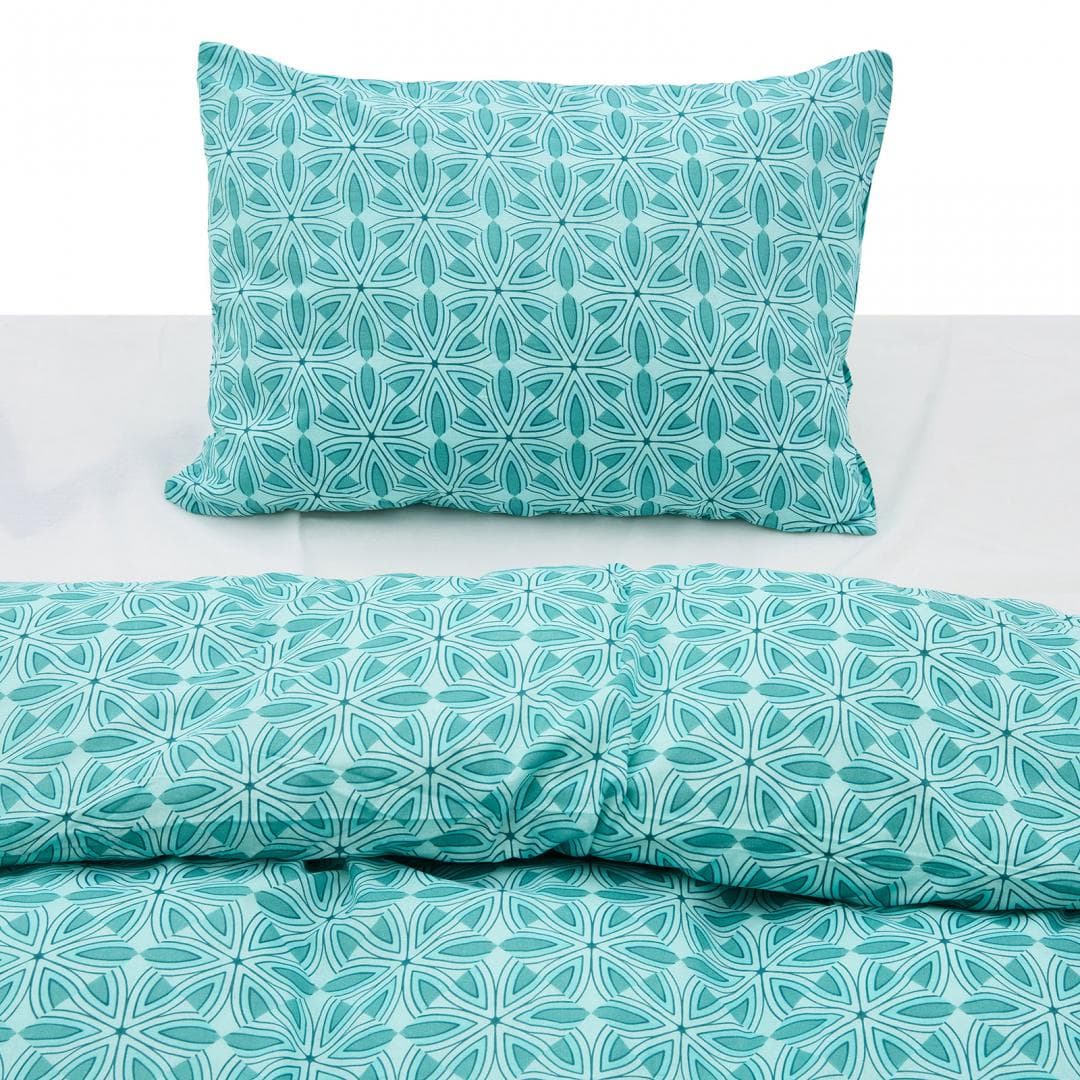 Set de pat single bumbac, 92 gsm, River — miniatură