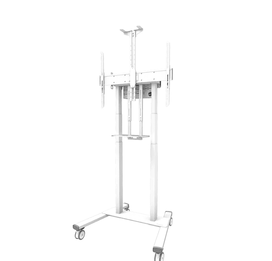Stand mobil motorizat Neomounts by Newstar, 37"-100", 110 kg, VESA 800x600, alb — miniatură