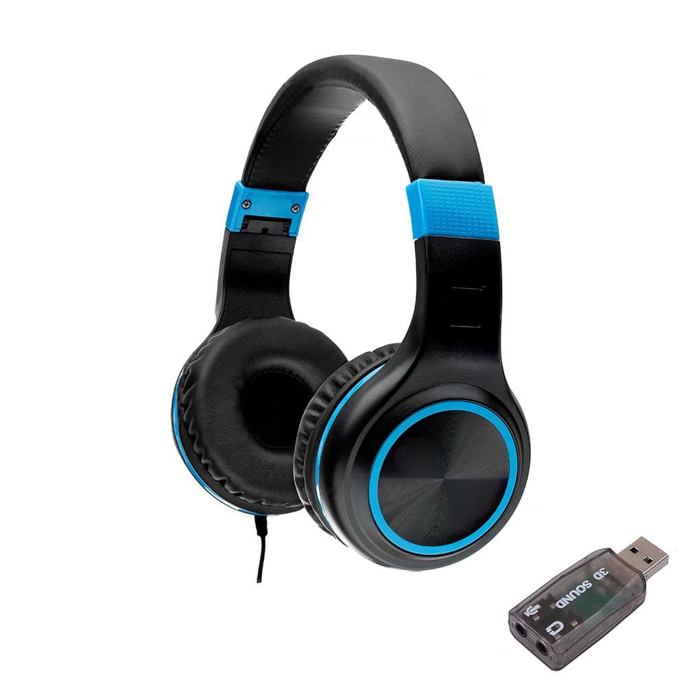 Casti Head-band SPACER SPHS-PEARL-BL-USB, Wired, Multicolor