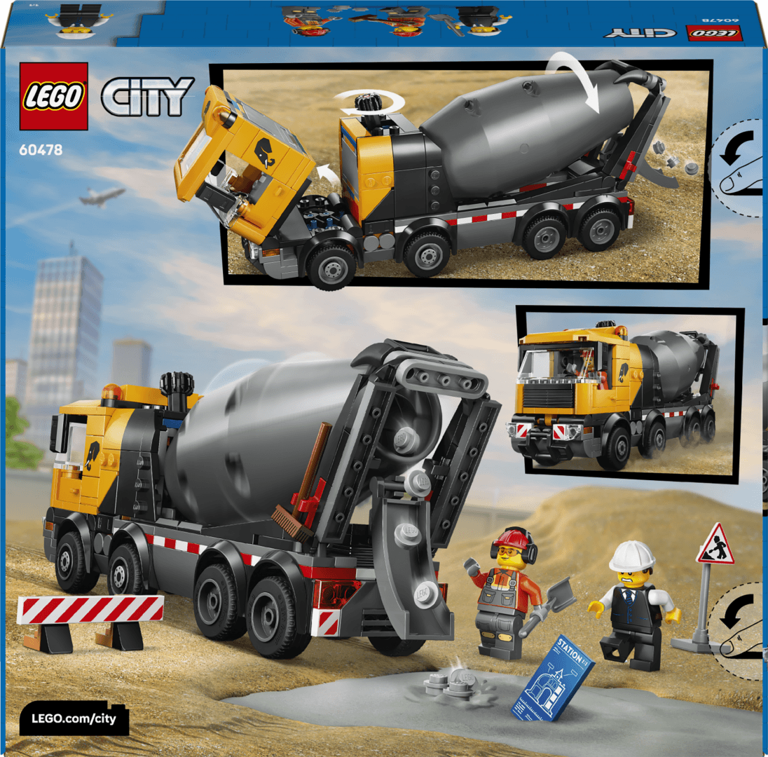 AUTOBETONIERA LEGO60478 — miniatură