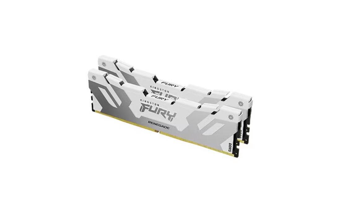 Memorie RAM Kingston FURY Renegade White, 32 GB DDR5, 7200 MHz, CL38