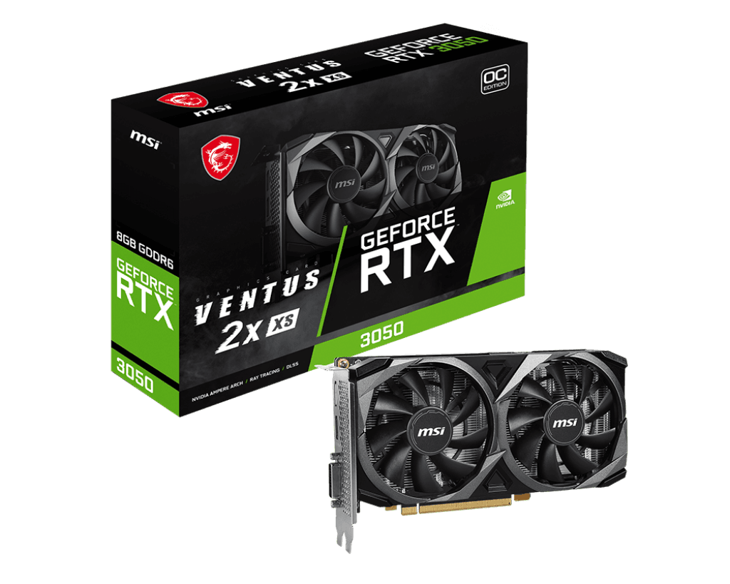 Placa video MSI GeForce RTX 3050, 8GB GDDR6, PCI Express 4.0, 128-bit