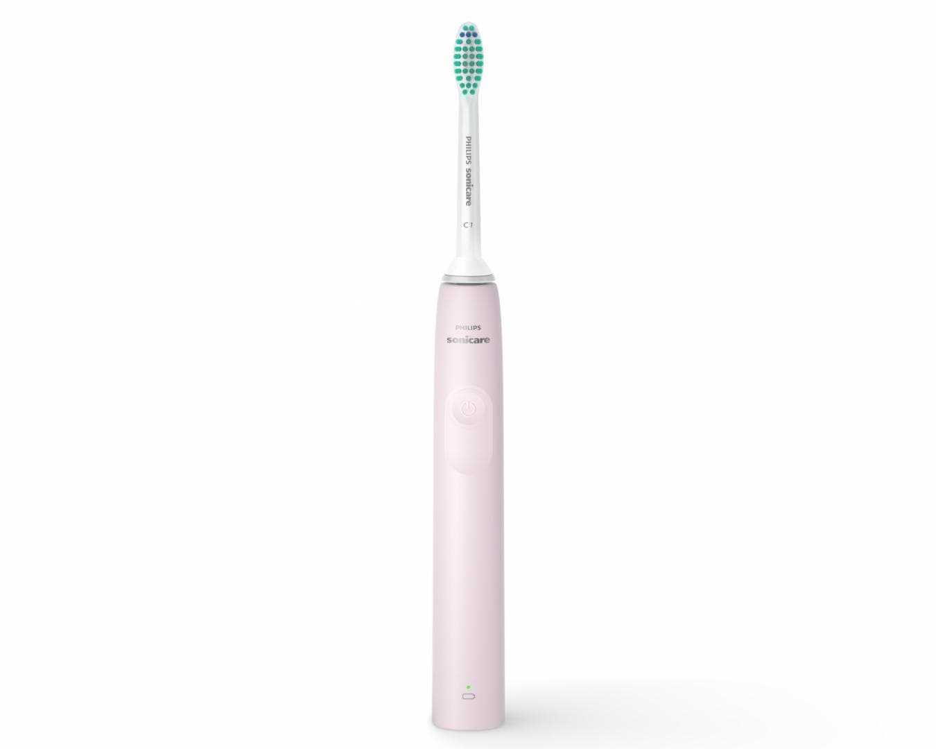 Periuta de dinti sonica electrica PHILIPS Sonicare Seria 2100 HX3651/11, 31000 miscari/minut, Cronometru Quadpacer si SmarTimer, Design ergonomic subţire, 1 capat de periere, Roz, L x A x I (mm) 109x63x220 — miniatură