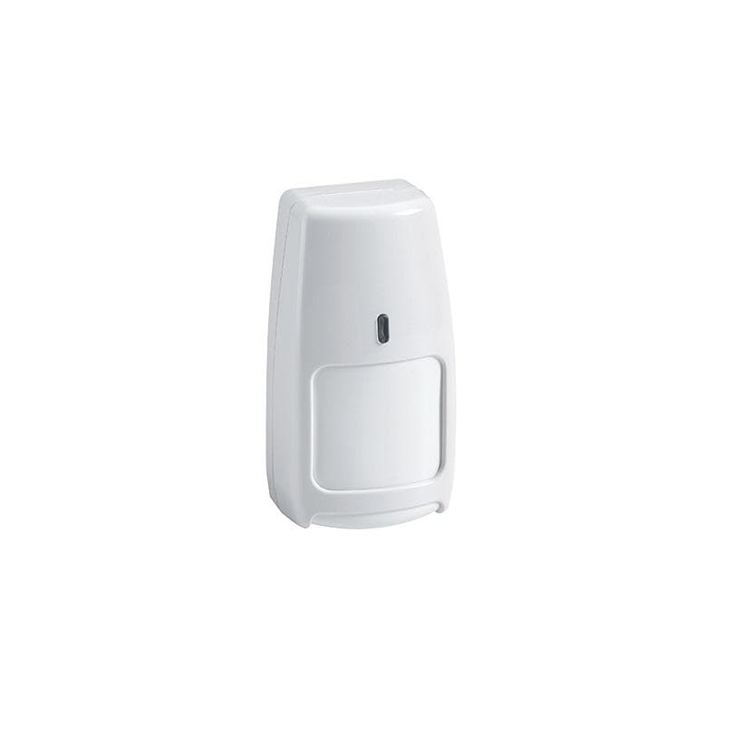 Detector PIR wireless, Grade 2, Class II, detectie 11 x 12 m (montat la inaltime de 2.3m), frecventa 868MHz, protocoale duale V2 GY si Alpha, acoperire 2000m in camp deschis, compatibilitate cu sistemele Galaxy prin modulul radio RF-Portal (C079-2), alimentare cu 1 baterie CR123, dimensiuni 112 x 60
