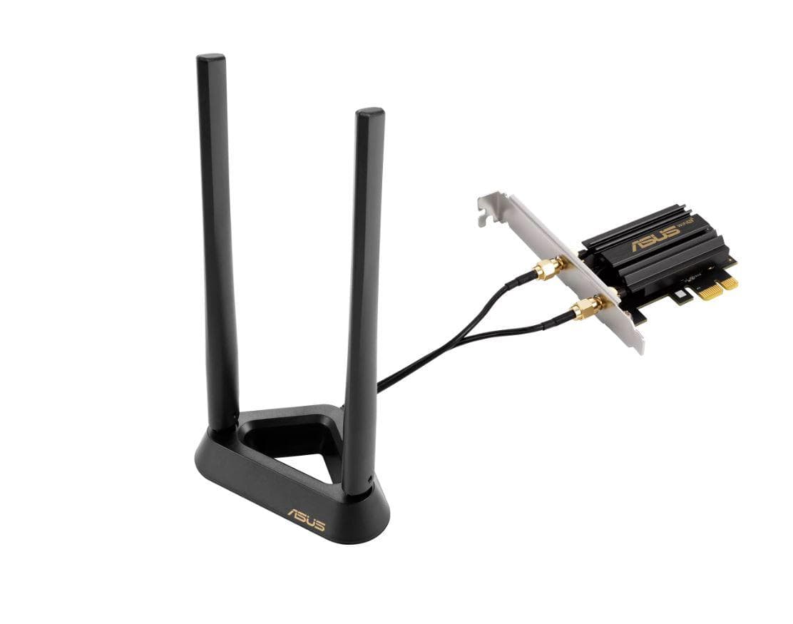Adaptor wireless ASUS PCE-AXE59BT AXE5400 BT5.2, WIFI 6E, Mesh, Tri-Band — miniatură