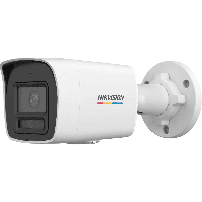 Camera de supraveghere IP Bullet 4MP ColorVu 3.0 Hikvision DS-2CD1047G3H-LIU(2.8MM), lentila fixa 2.8mm, iluminare: Color: 0.0001 Lux @ (F1.0, AGC ON)cu IR: 30m, microfon incorporat, interfata: 1 x RJ45 10 M/100 M self-adaptive Ethernet port, alarma la evenimente: Motion detection (support alarm