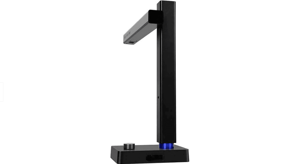 Scanner CZUR Shine 500 Pro, rezolutie 2592 x 1944 pixeli, 5MP, 210dpi, senzor HD CMOS, dimensiune maxima document A4, focalizare fixa, output JPG, PDF, Word, Excel, Tiff, functie OCR: 180+ limbi, USB 2.0, cu pedala de actionare, negru — miniatură