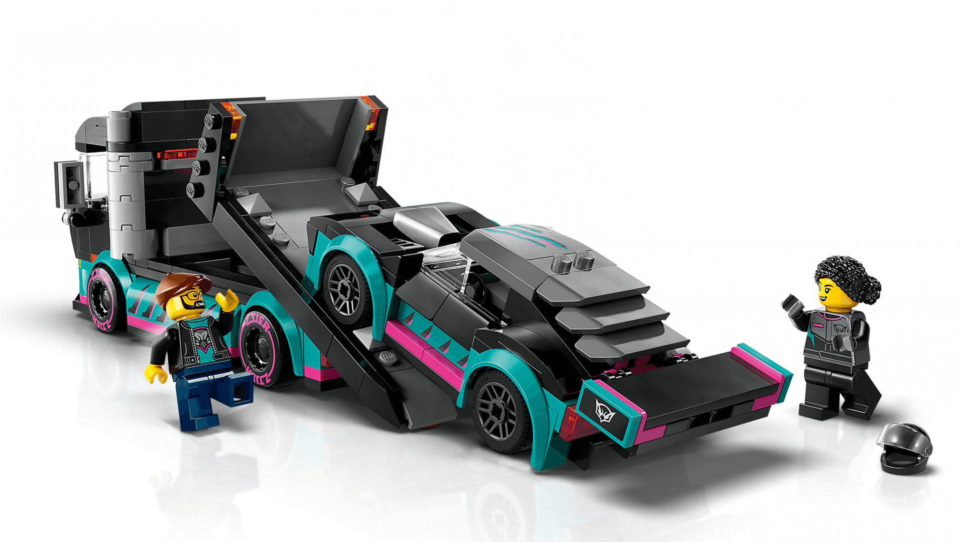 MASINA CURSE&CAMION TRANSP.LEGO 60406 — miniatură