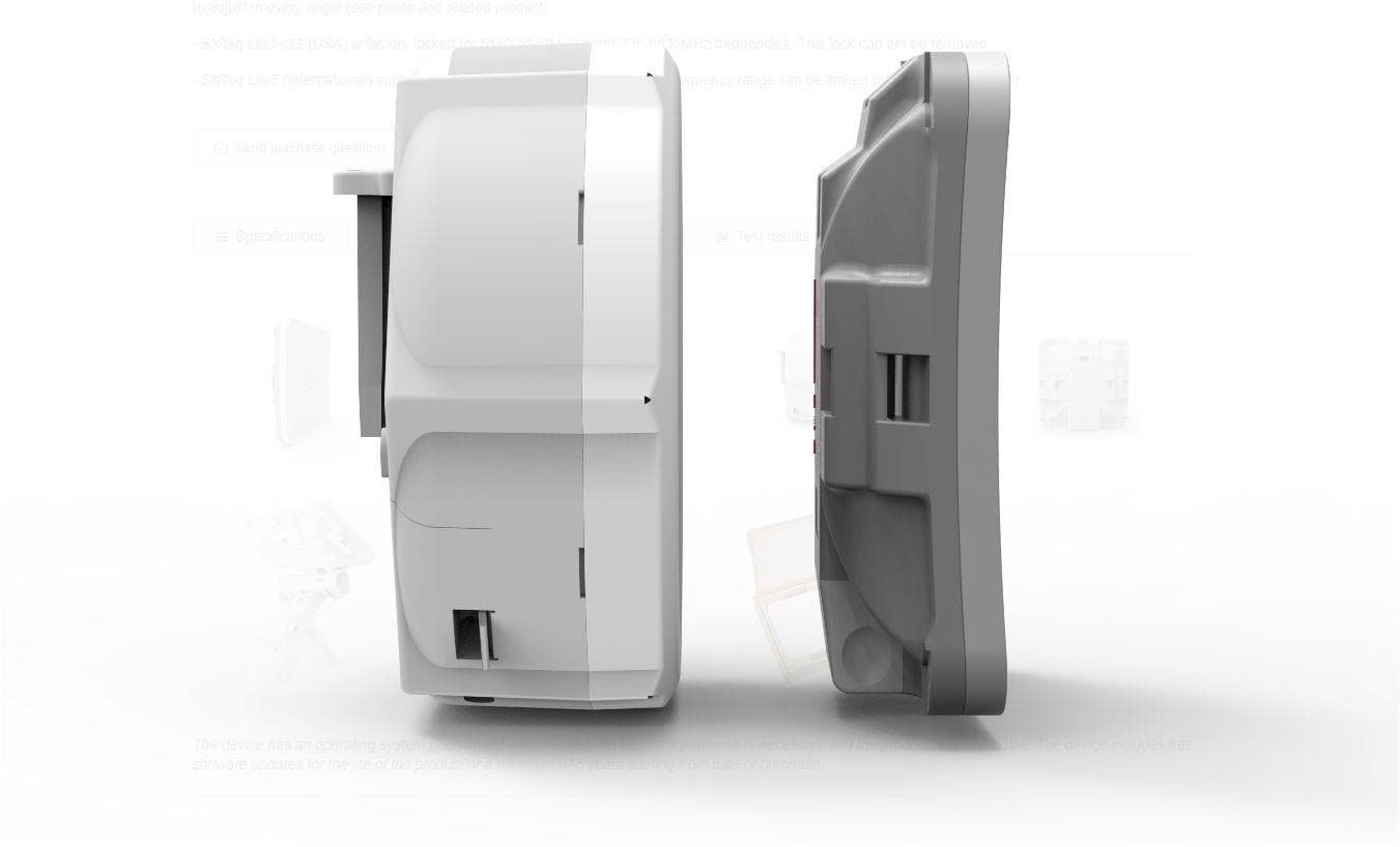 Mikrotik RBSXTSQ5ND SXTsq Lite 5 compact CPE, 16dbi, 5Ghz, outdoor, 12km, CPU: 600Mhz, RAM: 64Mb, 16Mb Flash, Tehnologie: WI-FI 4, standard wireless: 802.11a/n, viteza: 300Mbps, dimensiuni: 129 x 129 x 34 mm. — miniatură