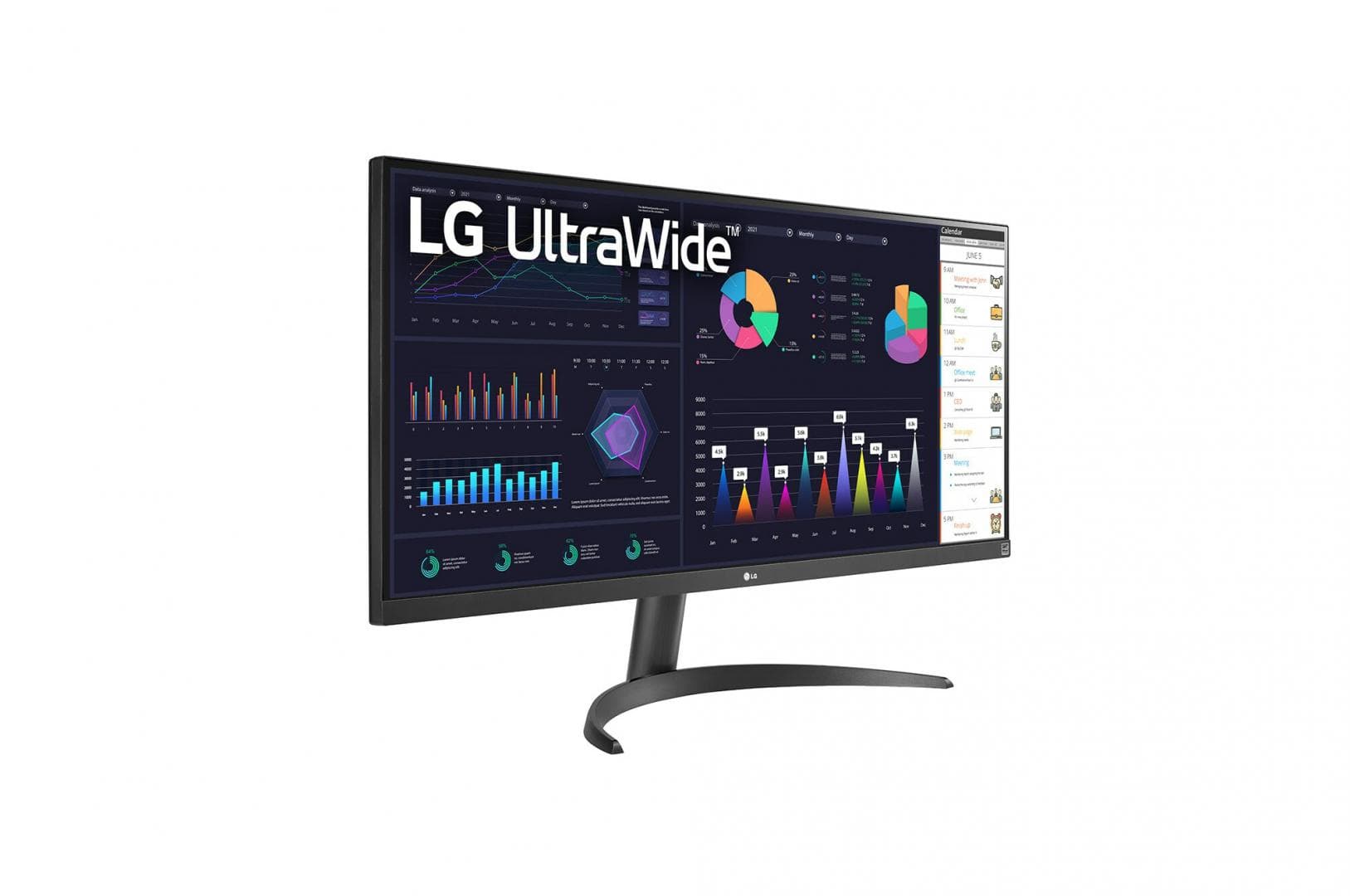 Monitor Consumer LG 34WQ500-B, 34", 2560 x 1080 pixeli, Black — miniatură