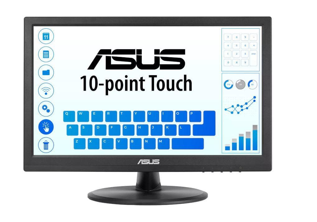 Monitor Consumer ASUS VT168HR, 15.6", 1366 x 768 pixeli, Touchscreen, Black