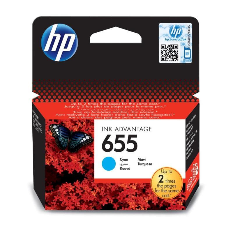 Cartus HP 655, Cyan
