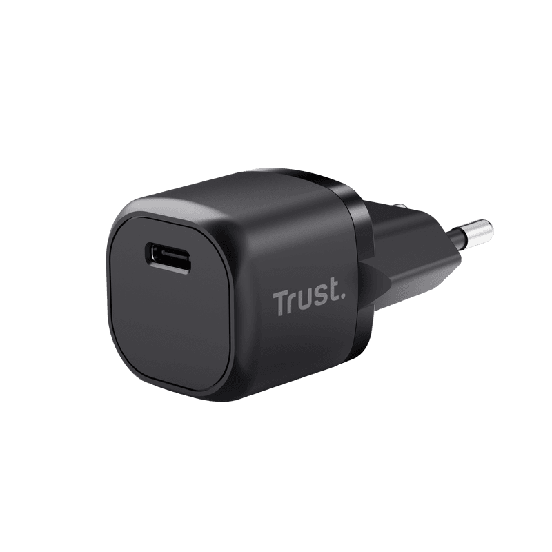 Incarcator Trust Maxo USB-C 20W, negru — miniatură