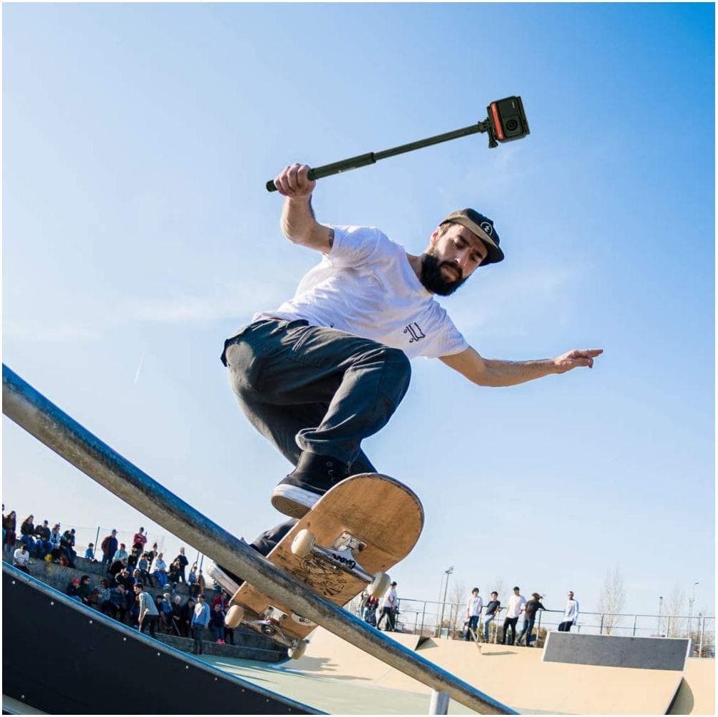Selfie Stick Invisible Insta360, ONE X2,culoare neagra, USB C, remote control integrat, baterie de 4500 mAh — miniatură
