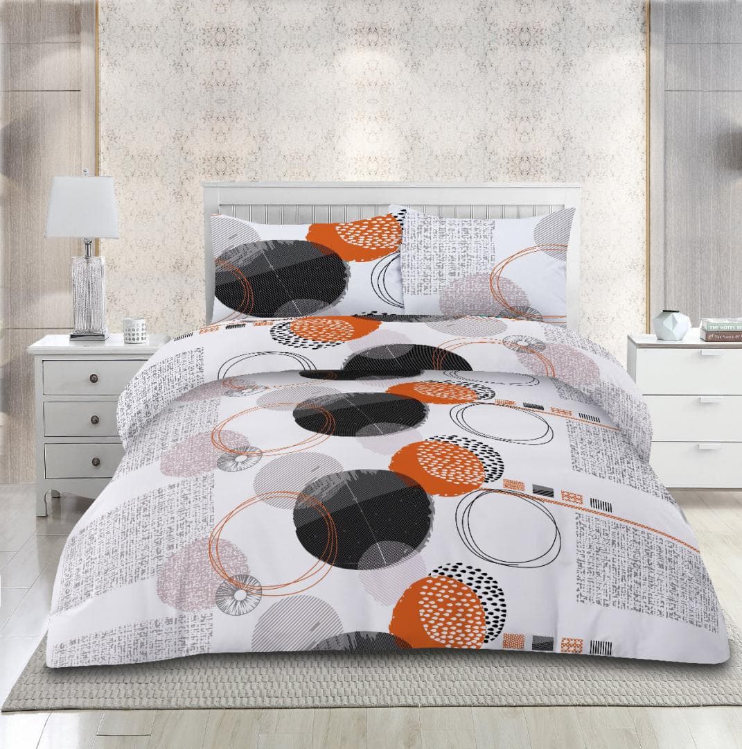 Set de pat din microfibra, 4 piese King Size — miniatură