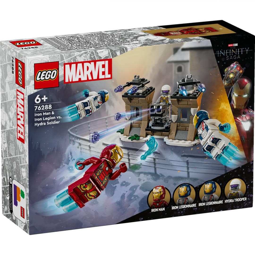 IRON MAN VS.SOLDAT HYDRA, LEGO 76288 — miniatură