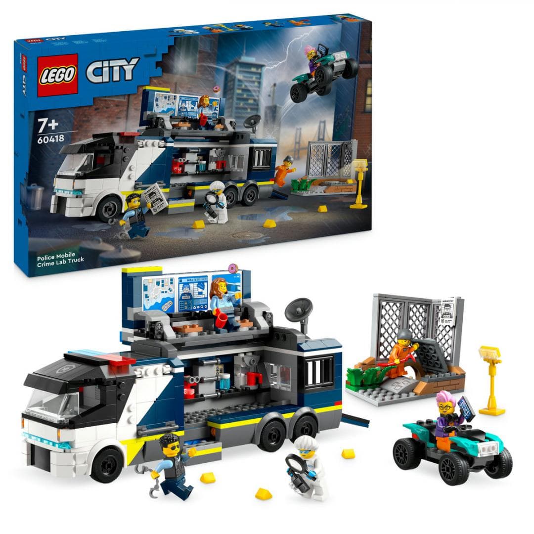LABORATOR MOBIL DE CRIMINALISTICA, LEGO 60418