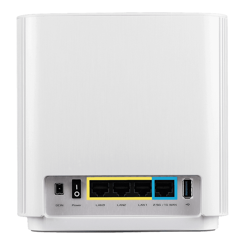 Router wireless ASUS Gigabit Mesh ZenWiFi, AX XT8, Wifi 6, Tri-Band, 2 pack — miniatură