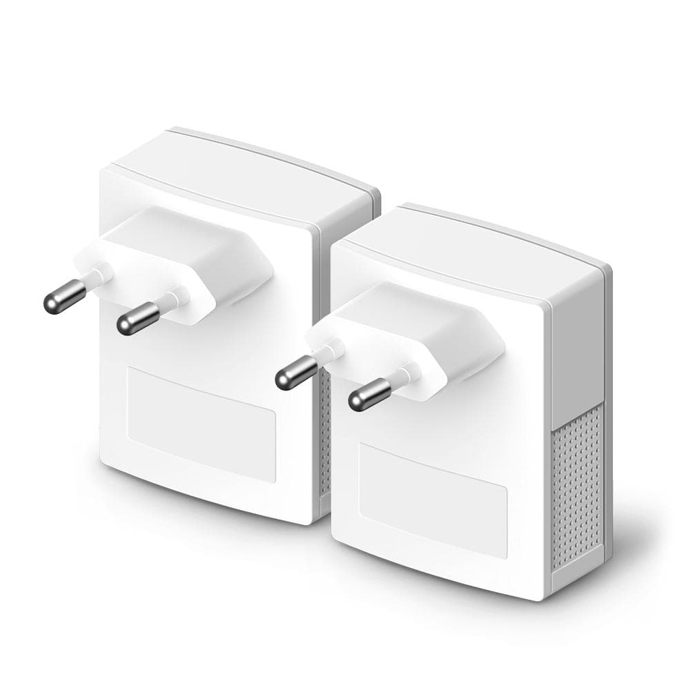 TP-LINK POWER LINE av 600 KIT TL-PA411 KIT, Standarde și Protocoale: HomePlug AV, IEEE802.3, IEEE802.3u, iNTERFATA: 1× Port Ethernet 10/100 Mbps, Consum: 4.60W, Dimensiuni; 65 × 52 × 28.5 mm, Aria de acoperire: 300m, kit-ul contine 2 x TL-PA411. — miniatură