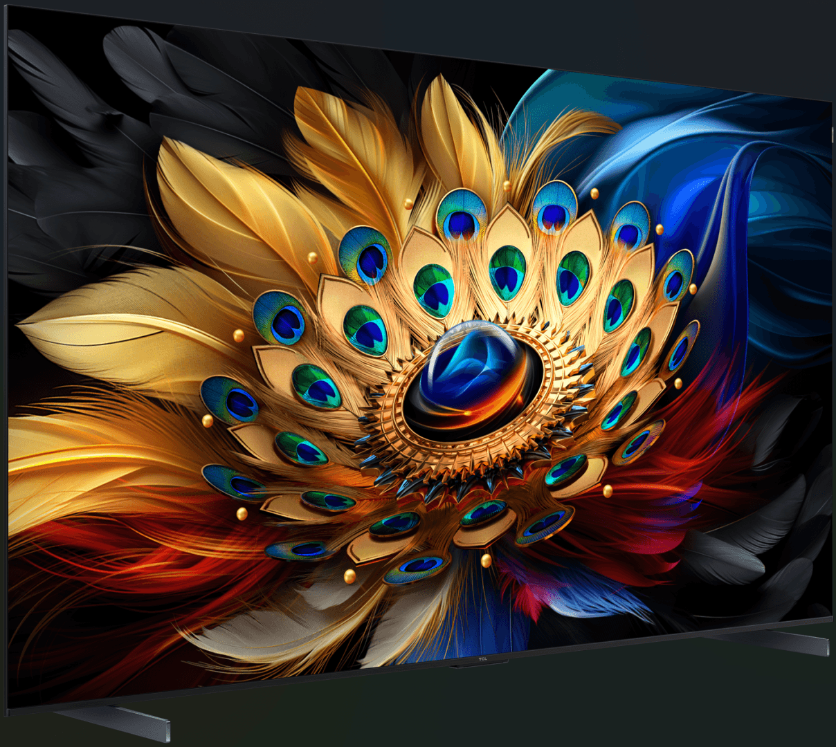 Televizor TCL QLED 98C655, 248 cm (98"), Smart TV, 4K, 100Hz, Clasa G, Negru — miniatură