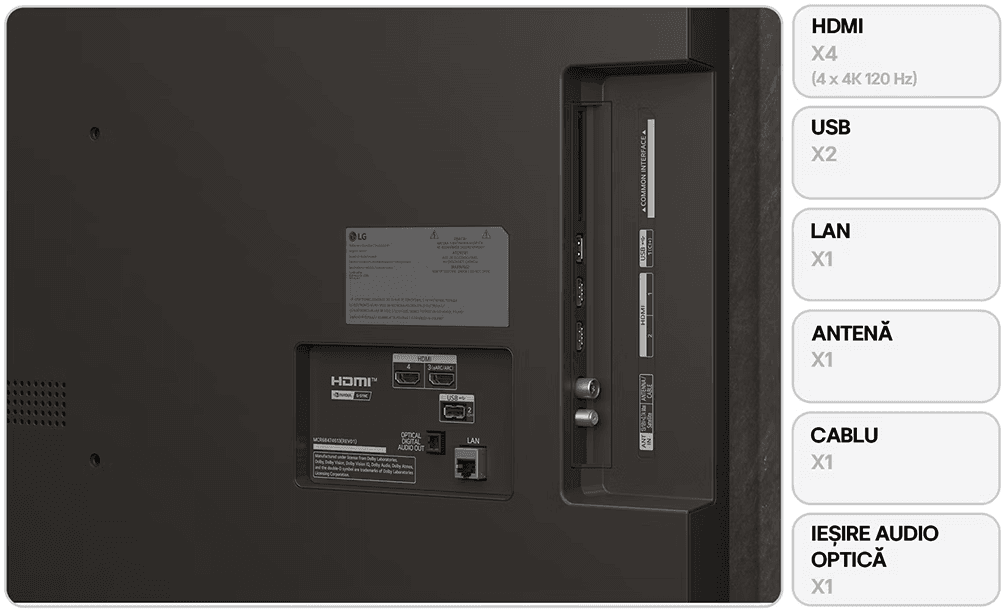 Televizor OLED Smart LG 55B53LA, 4K, HDR, 139cm — miniatură