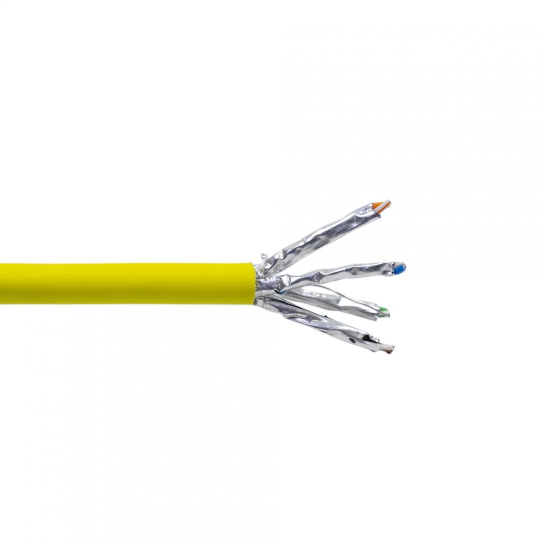 PNI-SFTP07M - Cablu S/FTP CAT7 PNI SF07 la metru 10Gbps, 1000MHz, pentru internet si sisteme de supraveghere, cupru. — miniatură