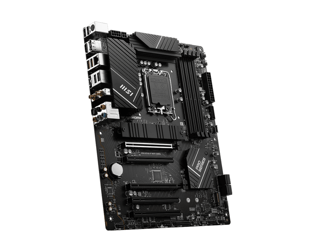 Placa de baza MSI PRO B760-P WIFI, Socket 1700, DDR4, ATX — miniatură