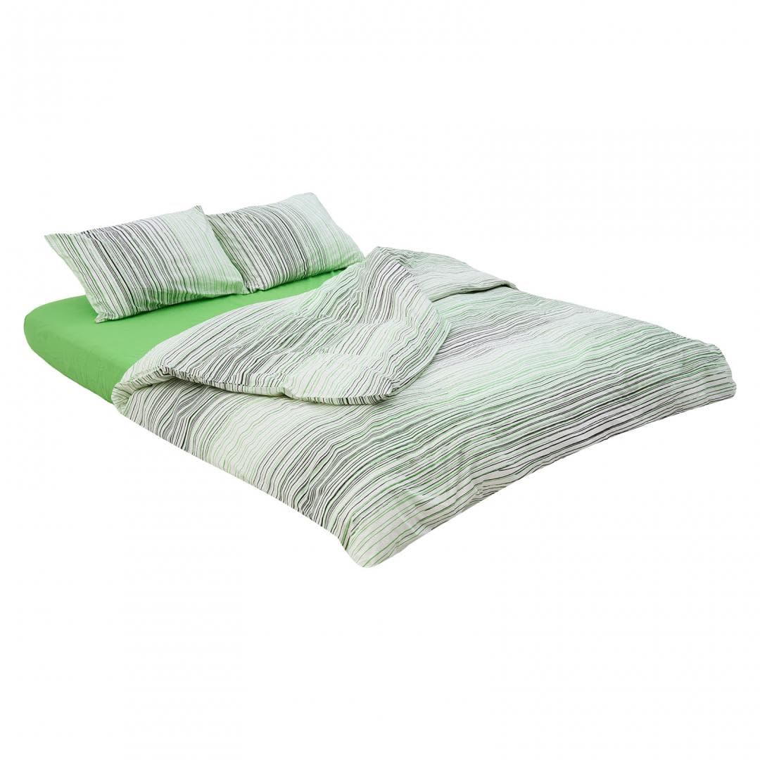 Set de pat,cearceaf cu elastic180x200,Mils — miniatură