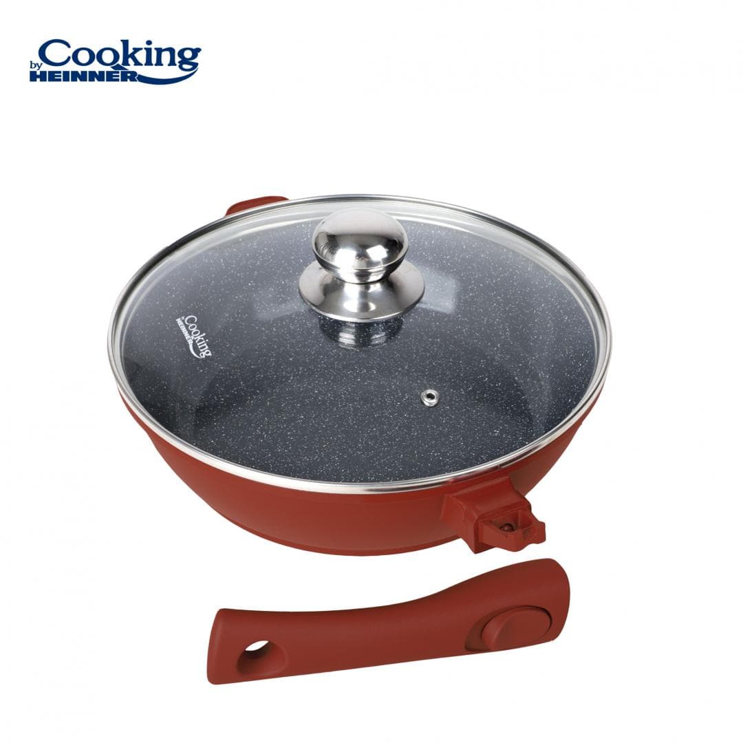 TIGAIE ADANCA ALUMINIU+CAPAC 26x7 CM, CALABRIA, COOKING BY HEINNER — miniatură