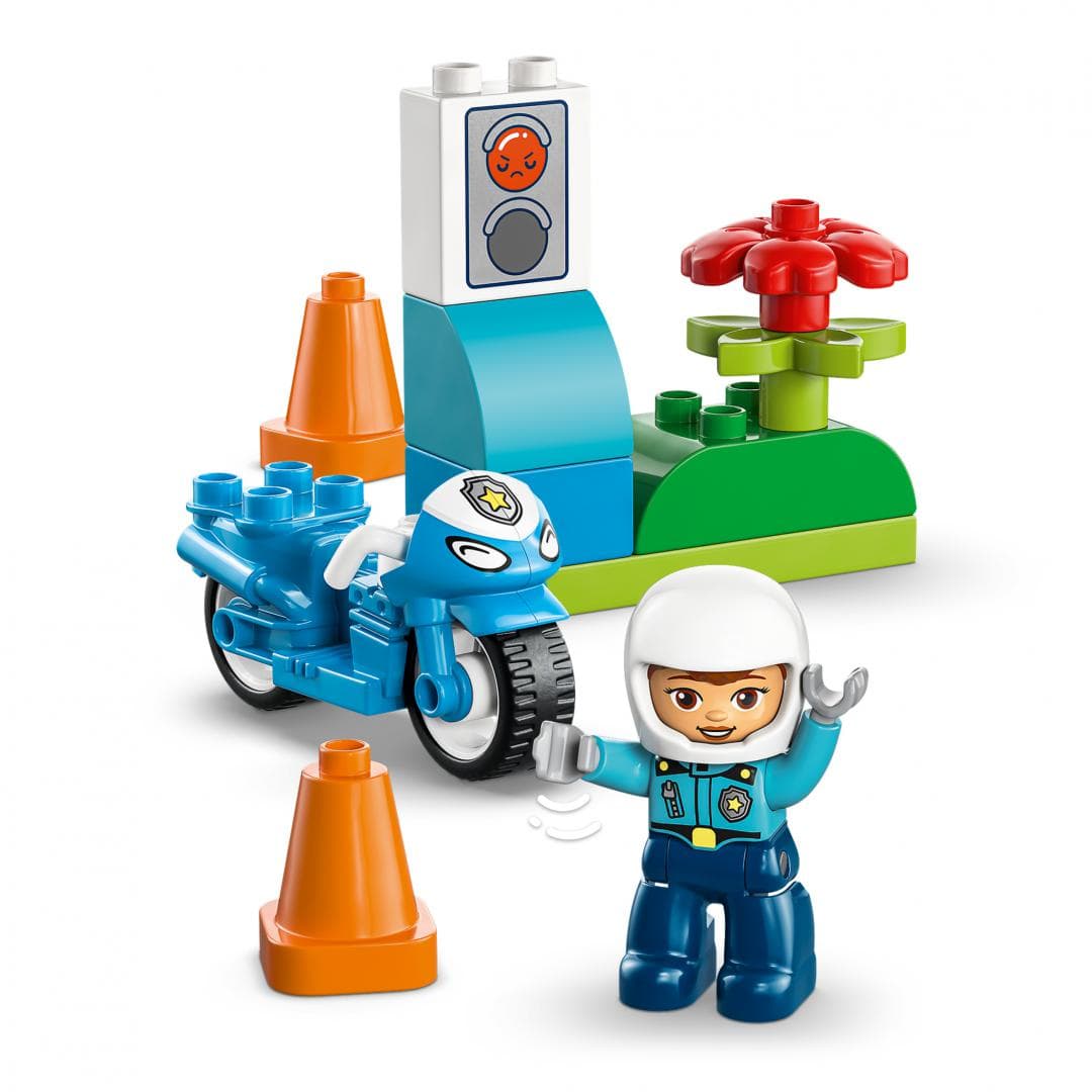 MOTOCICLETA ALBASTRA DE POLITIE LEGO10471 — miniatură