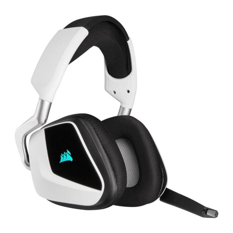 Casti Gaming Head-band Corsair VOID RGB ELITE, Wireless, Alb — miniatură