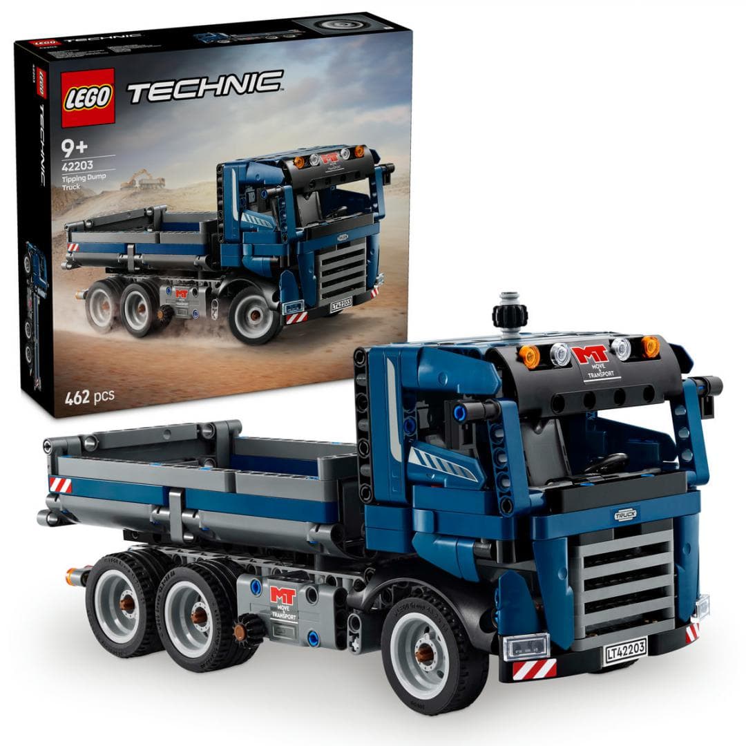 CAMION CU BENA BASCULANTA, LEGO 42203 — miniatură