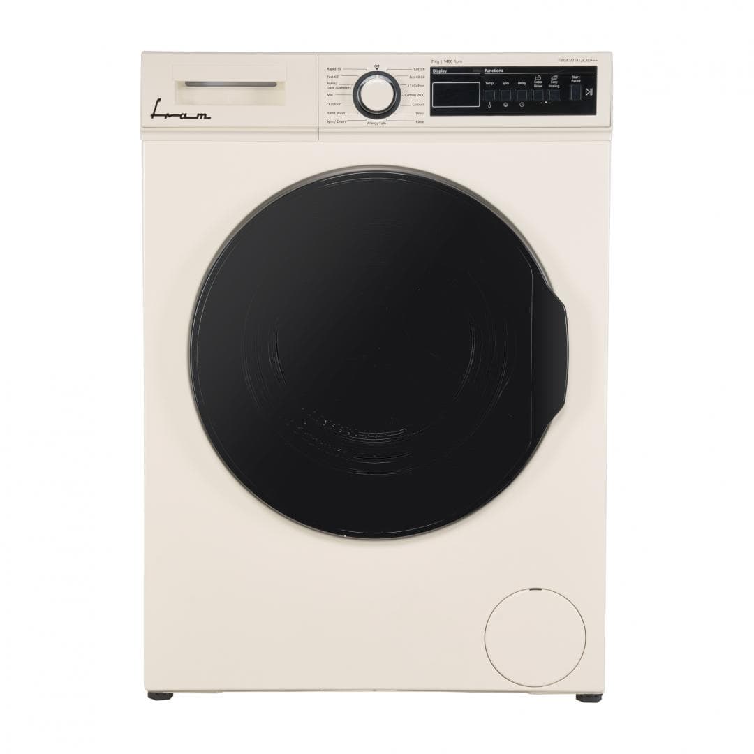 Masina de spalat rufe FRAM FWM-V714T2CRD+++, 7 kg, 1400 rpm, Clasa: D, Crem lucios