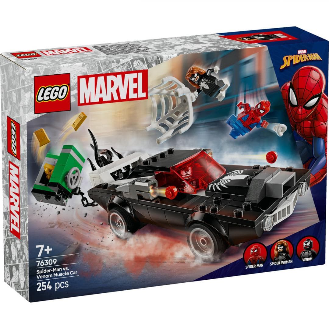 OMUL PAIANJEN VS.MASINA FASTOASA A LUI VENOM, LEGO 76309 — miniatură