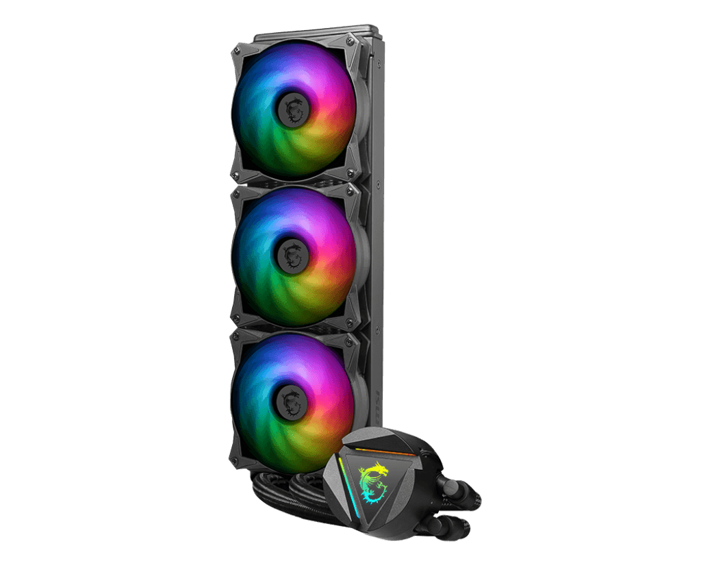 Cooler Procesor MSI MAG CORELIQUID 360R V2, Lichid, 12 cm, 3 ventilatoare, aRGB — miniatură