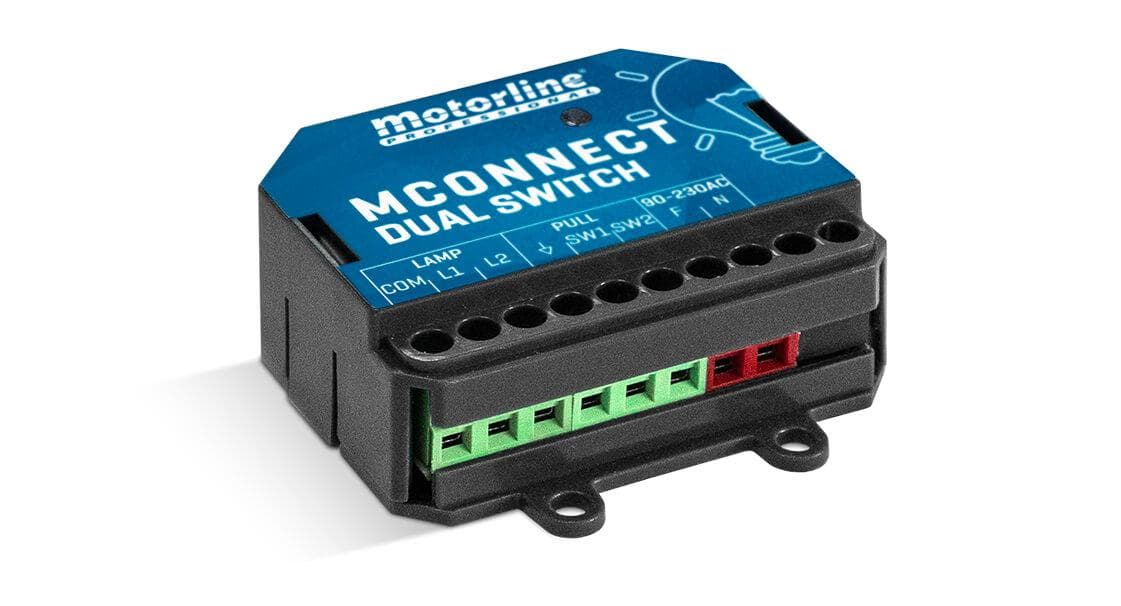 MODUL AUTOMATIZARE LUMINI Utilizare: automatizare lumini Tehnologie: WiFi, Bluetooth Standard WiFi: IEEE 802.11b/g/n Distanta operare WiFi: 50 m Frecventa: 2.4 GHz Intrare: 2 intrari pentru contact fara tensiune Iesire: 2 relee pentru iesire fara tensiune Aplicatie compatibila: MCONNECT