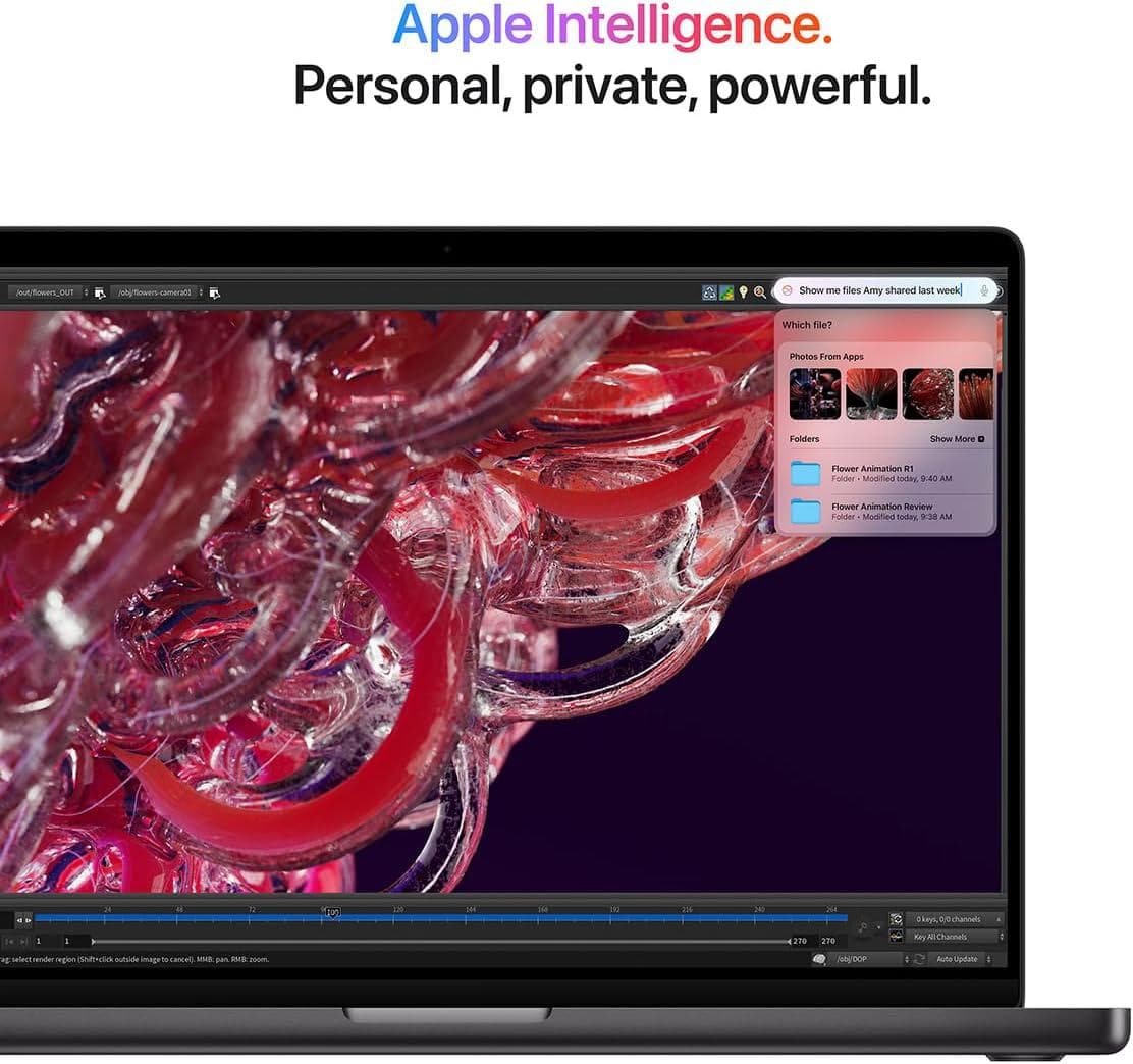 MacBook Pro 16.2"/Apple M4 Pro (CPU 14-core, GPU 20-core, Neural Engine 16-core)/48GB/1TB - Silver - INT KB (Cto from MX2U3RO/A) — miniatură