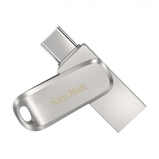 Memorie USB SANDISK Ultra Dual Drive Luxe 64 GB, USB Type-C, Metallic — miniatură