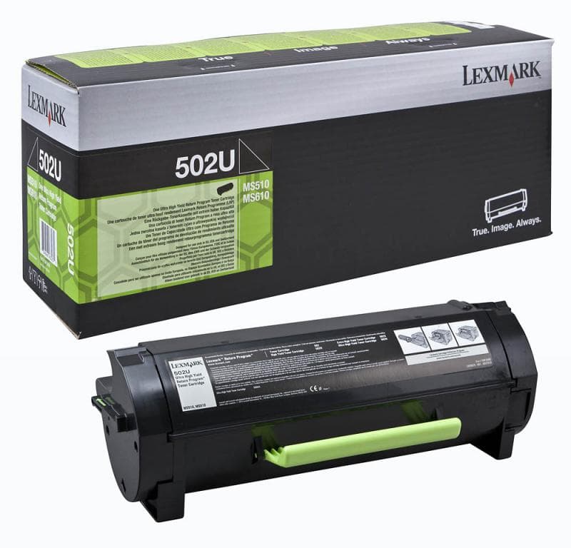 Toner LEXMARK 502U, Black