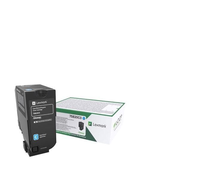 Toner Lexmark 75B20C0, Cyan