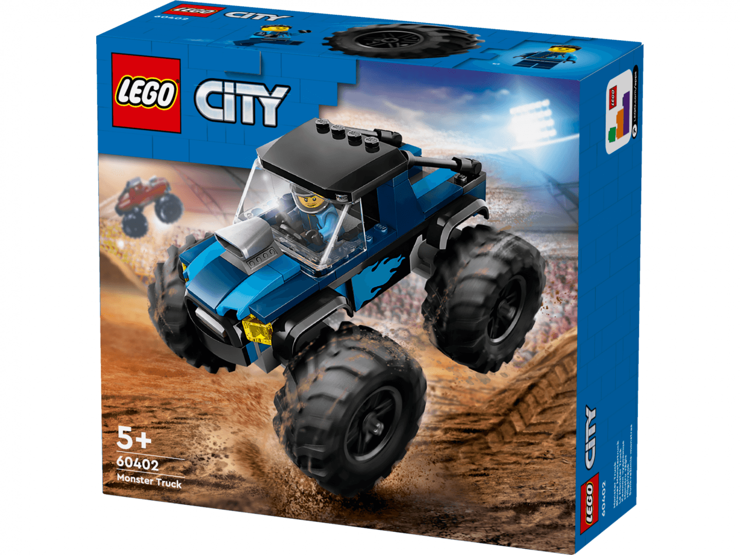 MONSTER TRUCK ALBASTRU, LEGO 60402 — miniatură