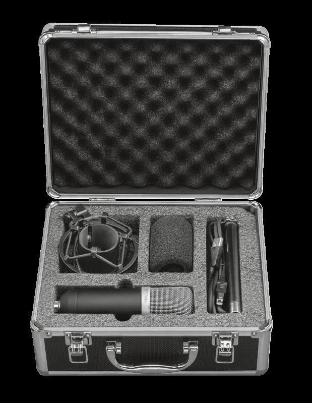 Microfon Trust GXT 252 Emita Streaming, tip Condenser, USB — miniatură