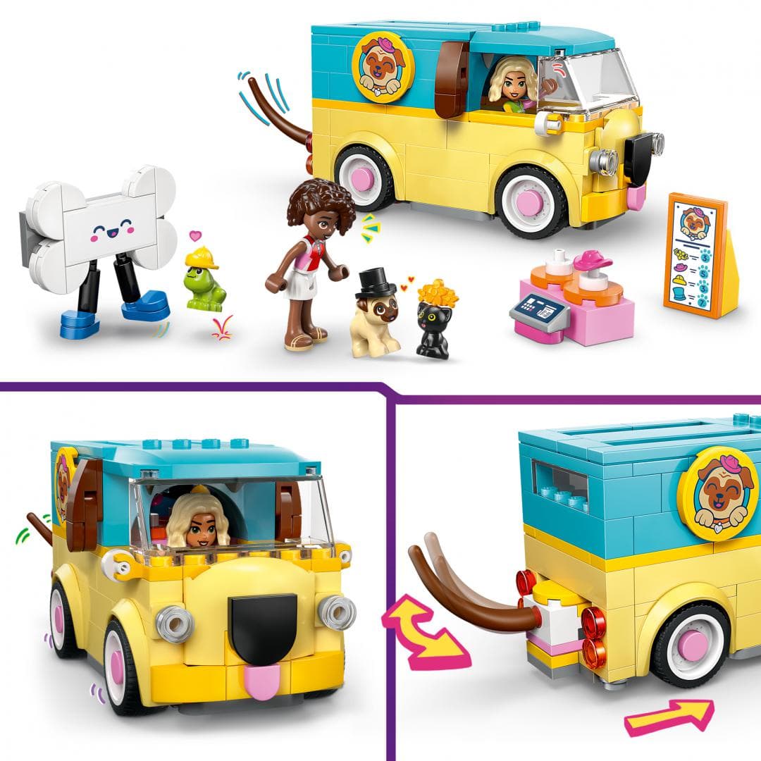 FURGONETA CU ACCESORII PENTRU ANIMALE DE COMPANIE LEGO42678 — miniatură